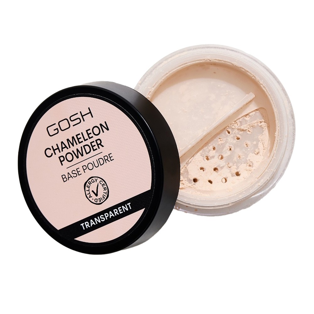 Gosh Chameleon Powder Base Poudre Sypki puder do twarzy 001 Transparent 8g 60572-uniw