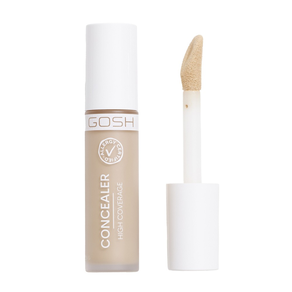Gosh Concealer High Coverage mocno kryjący korektor z aplikatorem 003 Sand 6ml