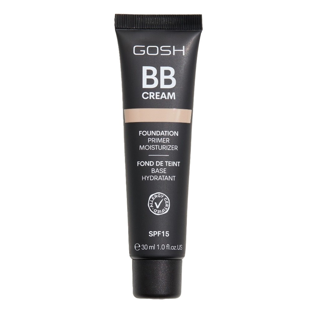 Gosh BB Cream Foundation Primer Moisturizer SPF15 02 Beige 30ml