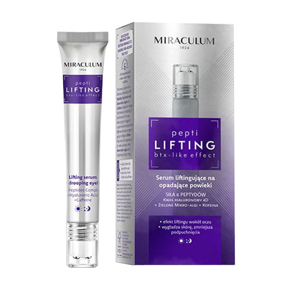 Miraculum Pepti Lifting serum liftingujące na opadające powieki 20 ml