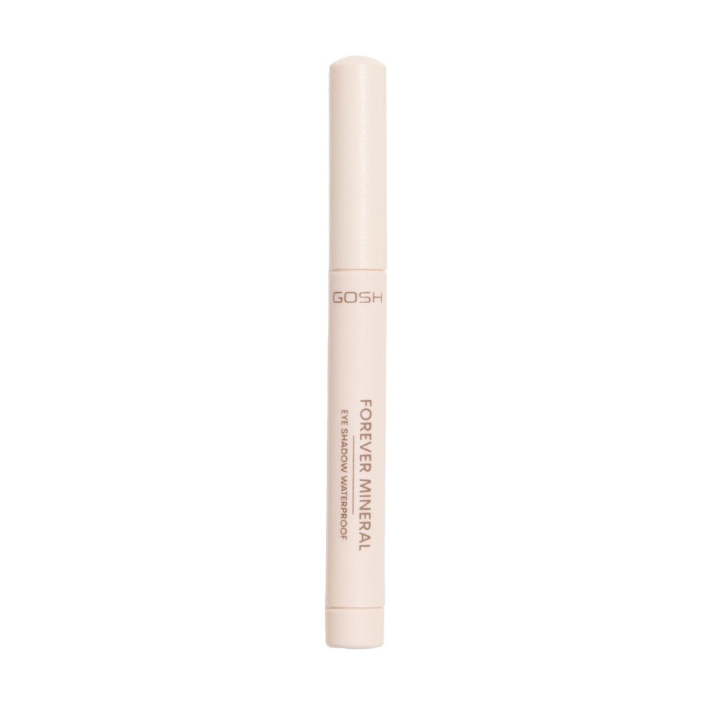 Gosh Forever Mineral wodoodporny cień do powiek w kredce 001 Pearly White 1,4 g