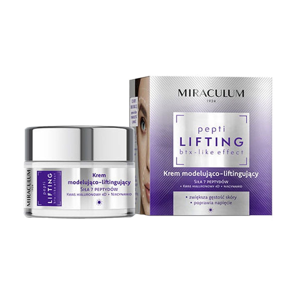 Miraculum Pepti Lifting, krem modelująco-liftingujący na dzień, 50 ml