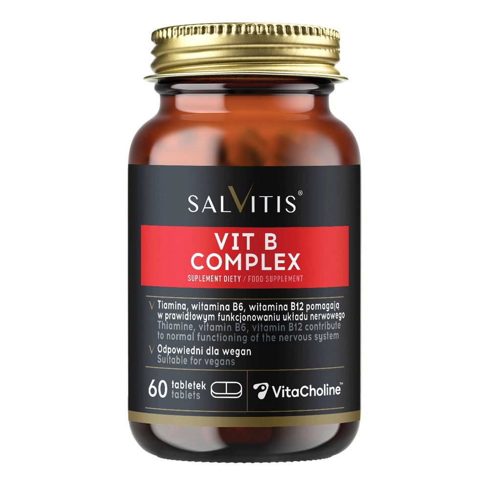Salvitis Vit B Complex, tabletki powlekane, 60 szt.