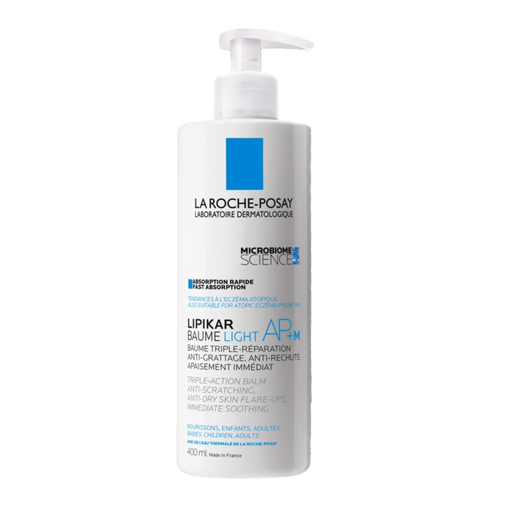 La Roche-Posay Lipikar AP+M Light Cream krem uzupełniający lipidy do skóry suchej i atopowej 400 ml