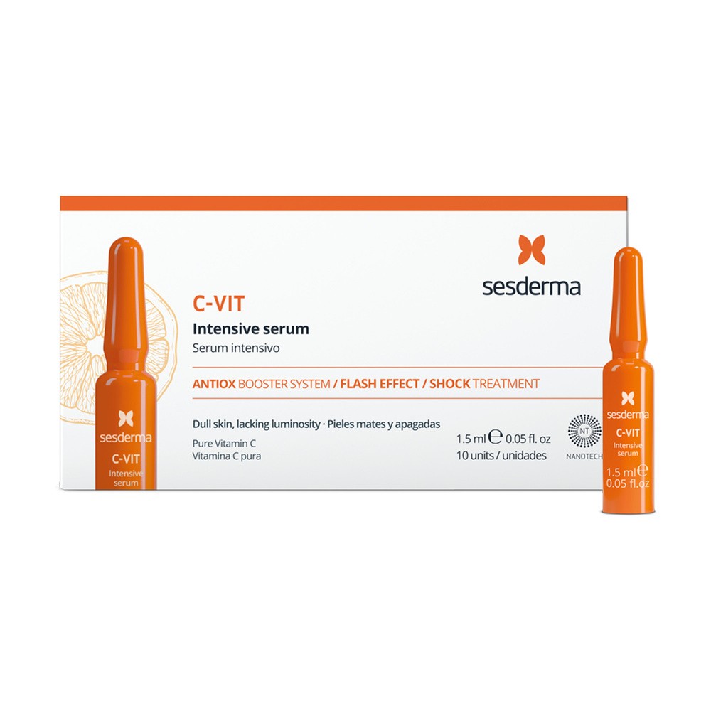 Sesderma C-Vit, intensywne serum do twarzy, 1,5 ml x 10 ampułek