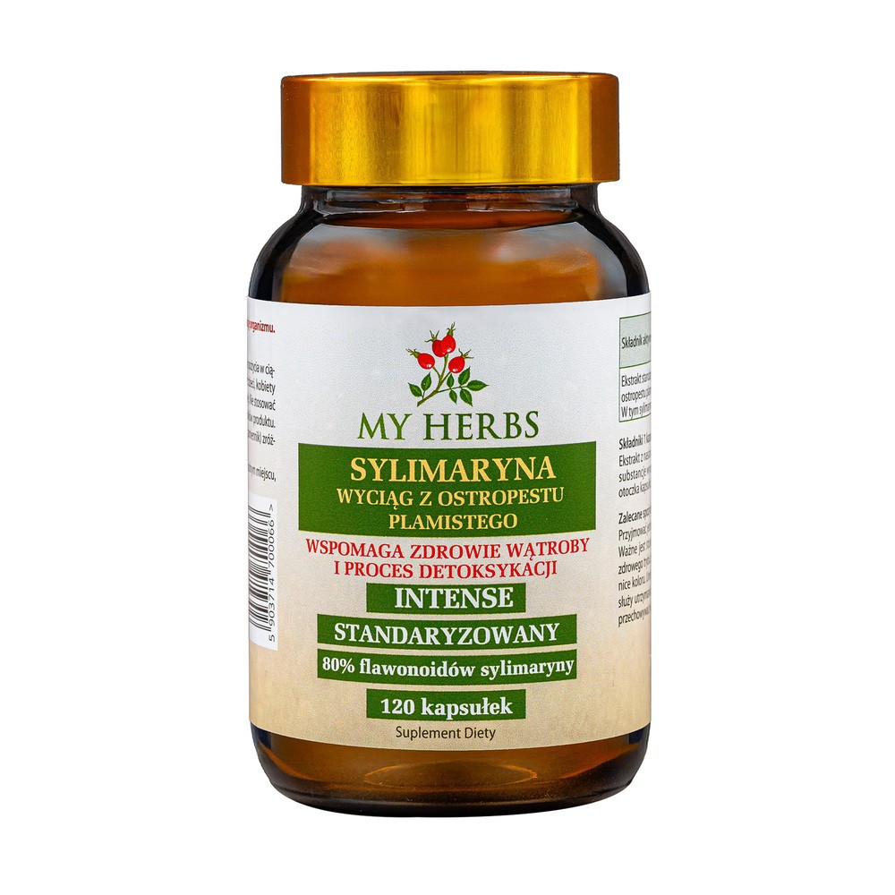 Bio Herbs, Sylimaryna Ostropest 300mg, 120 Kaps.