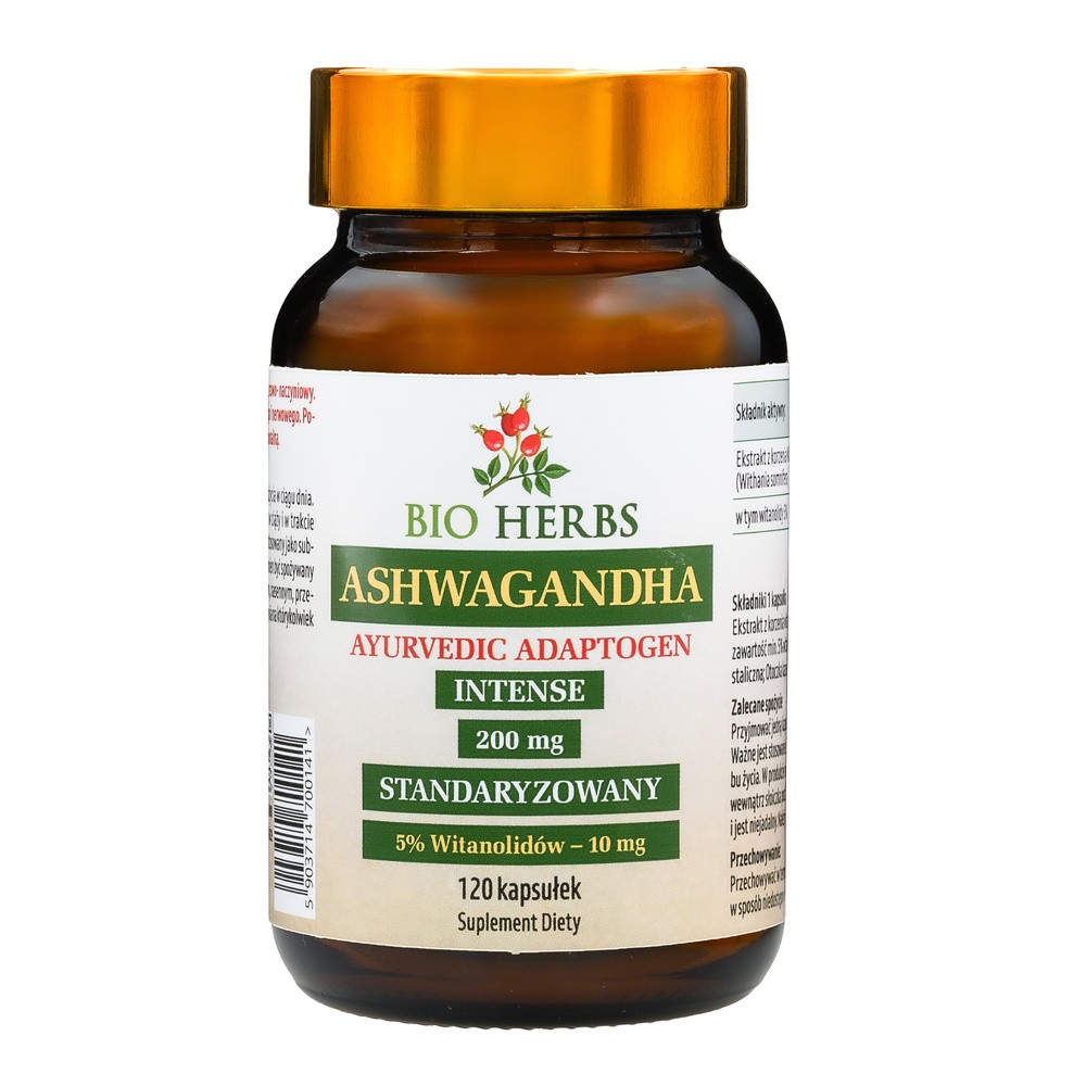Ashwagandha Intense 200 mg 120 kapsułek