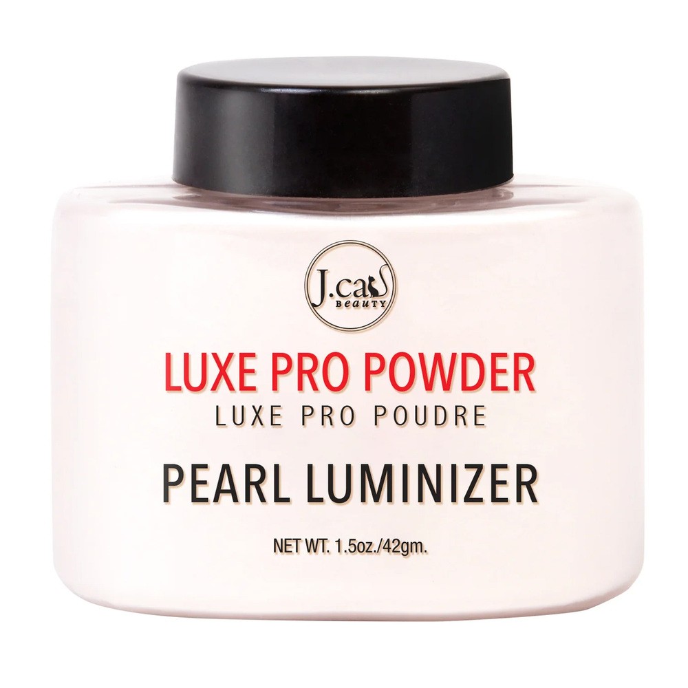 J.Cat Beauty Luxe Pro Powder Sypki Puder Utrwalający 102 Pearl Luminizer