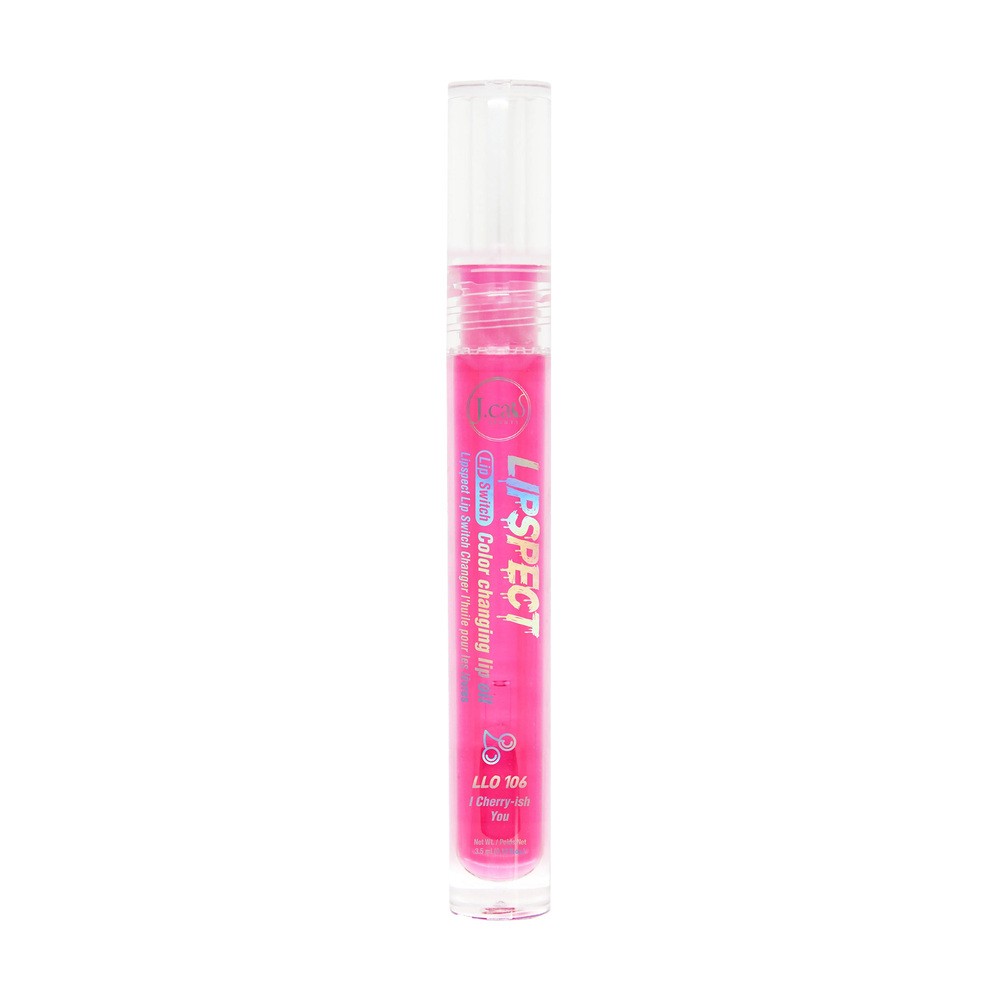 J.Cat Lipspect Lip Switch Color Changing Lip Oil Olejek z efektem wydobycia koloru ust, 106 I Cherry-ish You