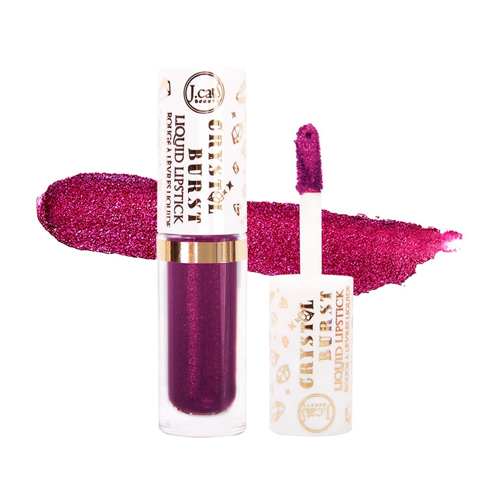 J.Cat Crystal Burst Matowa Pomadka w Płynie 107 Velvet Dress