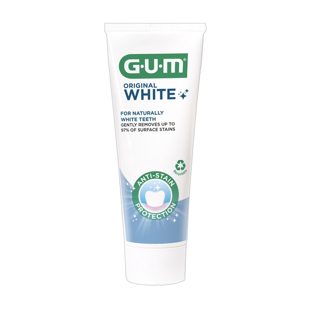 GUM Original White, pasta do zębów przywracająca naturalną biel, 75 ml USZKODZONE OPAKOWANIE