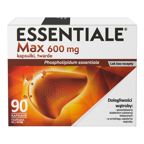 ESSENTIALE MAX 600 mg, 90 kapsułek