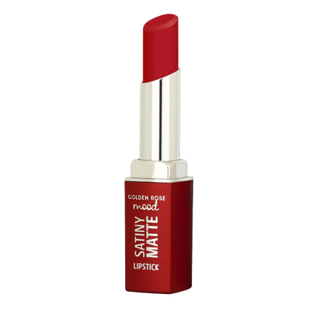 Golden Rose Mood Satiny Matte satynowa pomadka do ust w sztyfcie 08 Candy Red 3,5 g