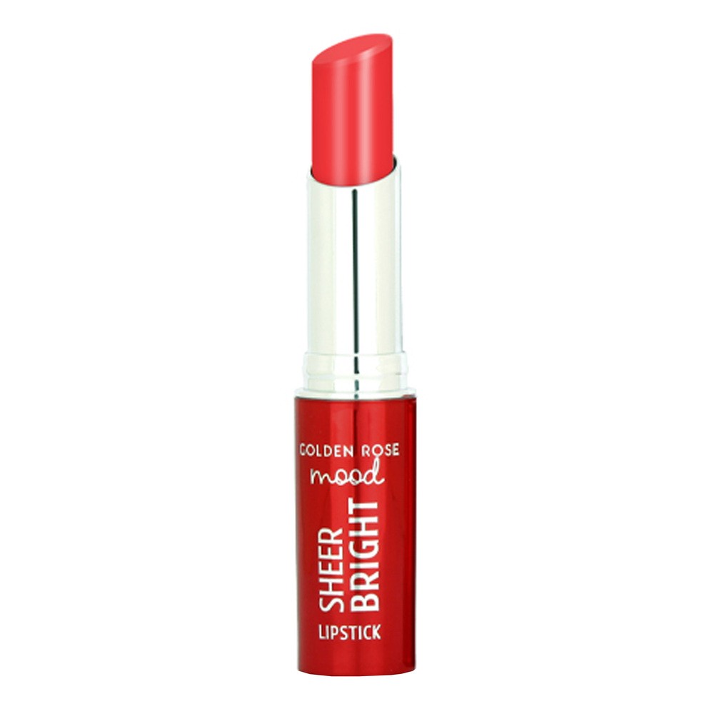 Golden Rose Mood Sheer Bright błyszcząca pomadka w sztyfcie 103 Coral Red 3,3 g