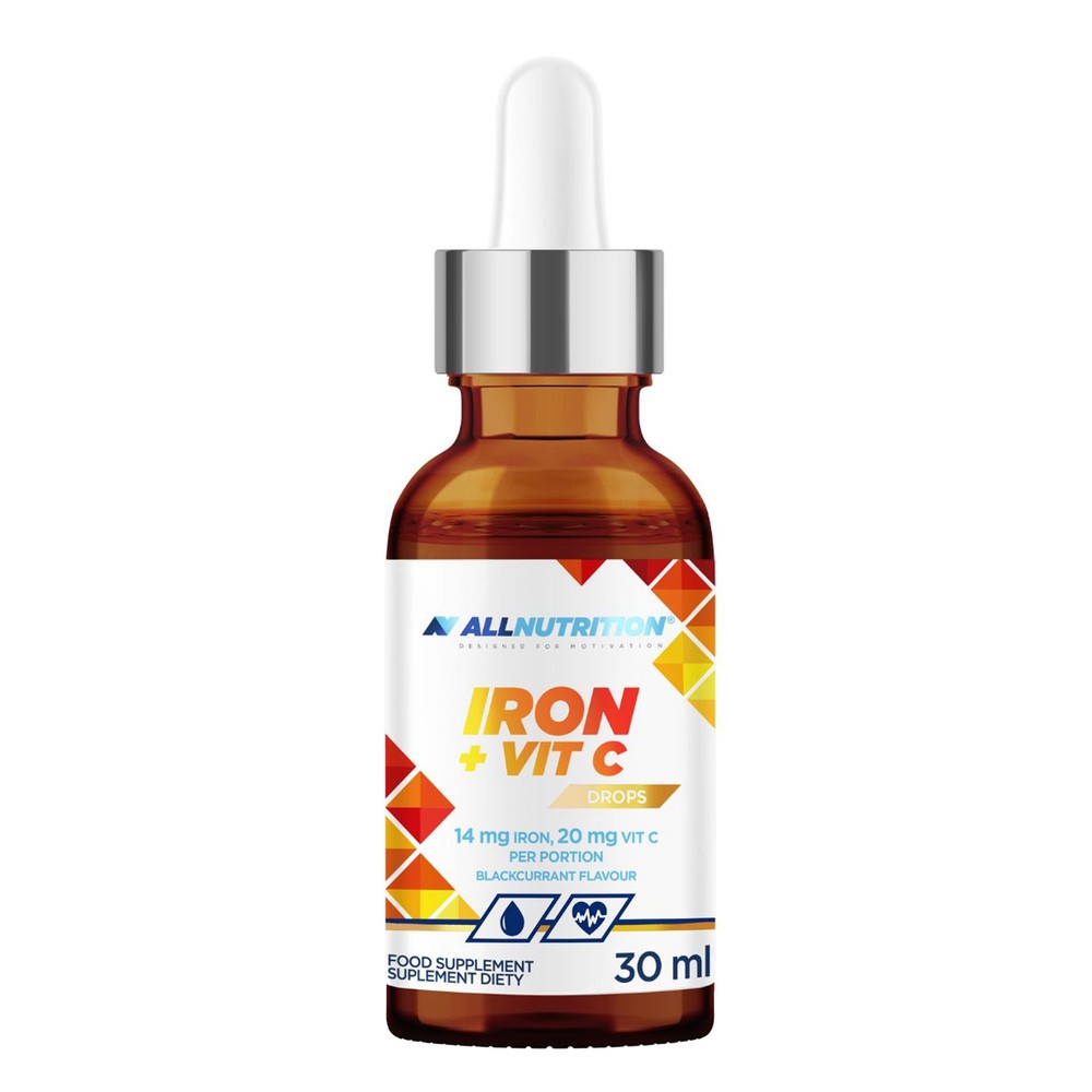 Allnutrition Iron + Vit. C Drops Krople
