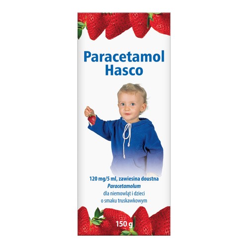 Hasco-Lek PARACETAMOL Zawiesina doustna truskawka 120 mg / 5 ml - 150 g HASCO