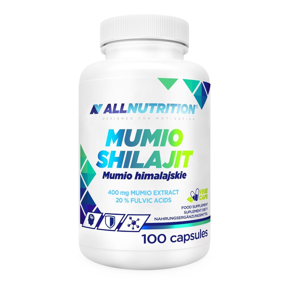 Allnutrition Mumio Shilajit, mumio himalajskie, 100 kapsułek