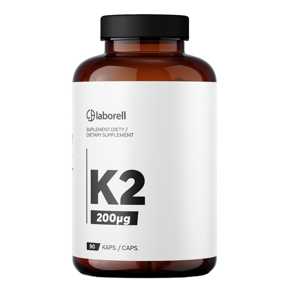Laborell Witamina K2 Vita Mk7 Z Natto (200Uq) 90 Kapsułek - Suplement Diety Wyprodukowano W Polsce