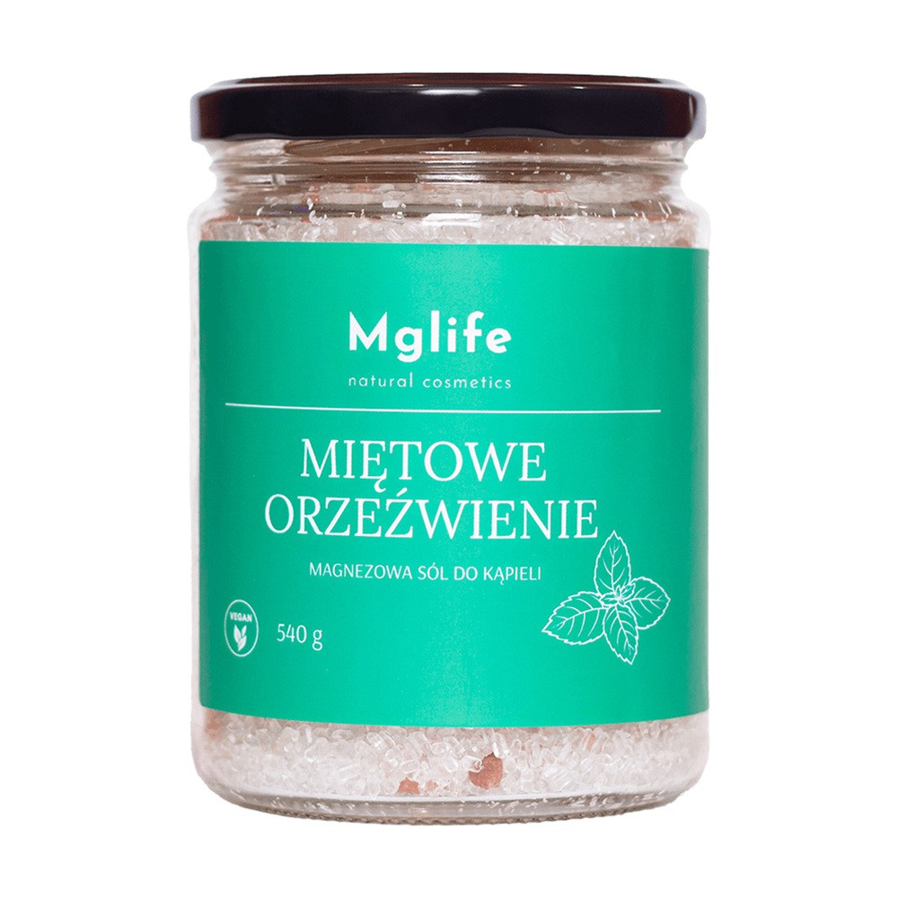Mglife Miętowe orzeźwienie - magnezowa sól do kąpieli Do kąpieli sól, naturalna