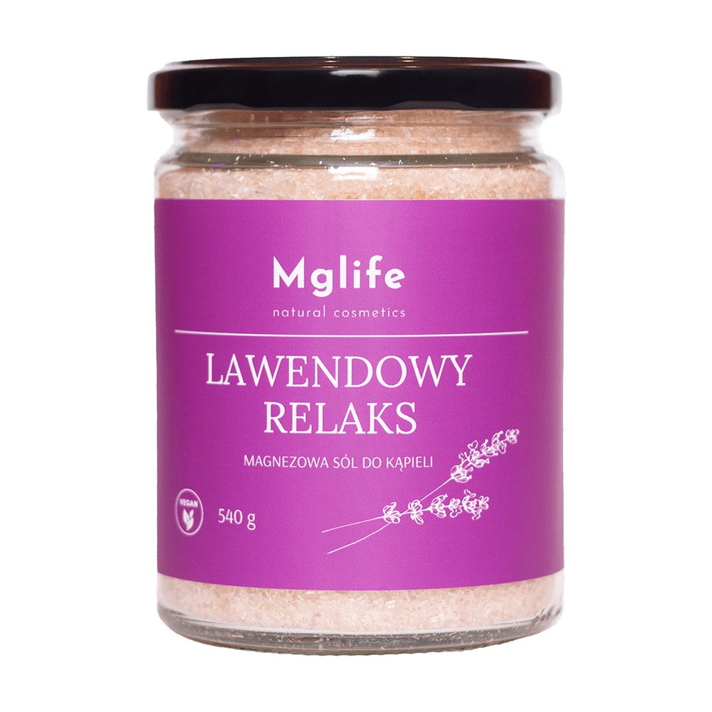 Lawendowy relaks magnezowa sól do kąpieli 540g