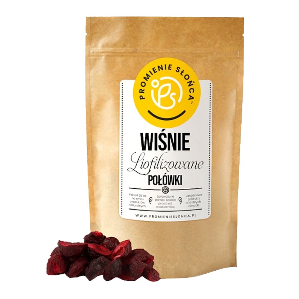 Wiśnie liofilizowane połówki 20g