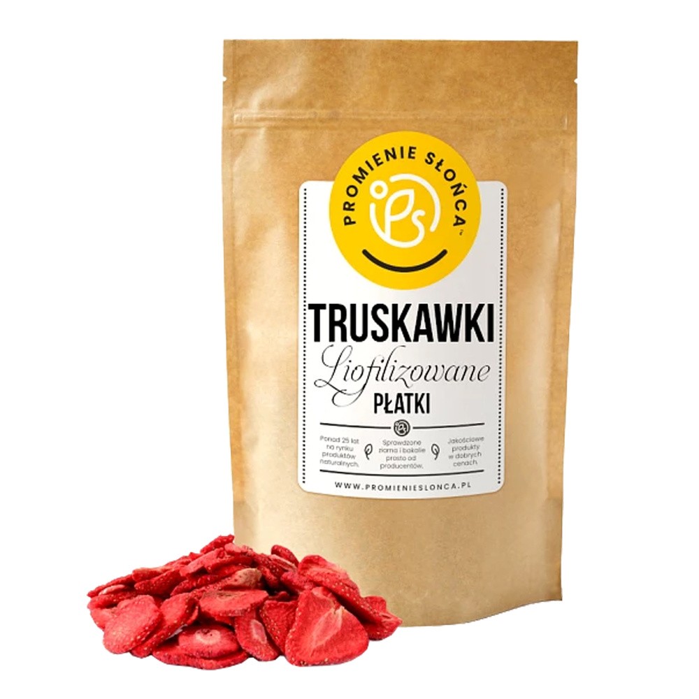 Truskawki płatki liofilizowane 20g
