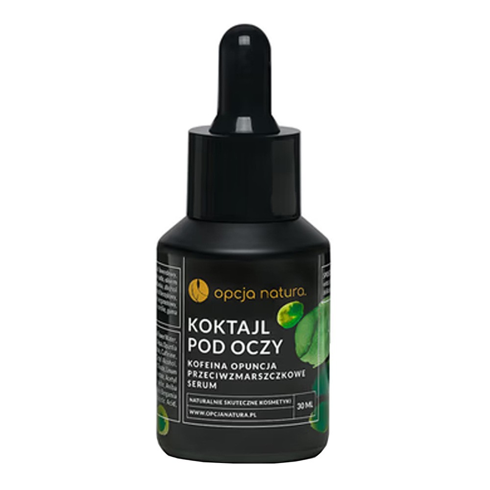 Opcja Natura Koktajl pod oczy, serum przeciwzmarszczkowe, kofeina i opuncja, 30 ml