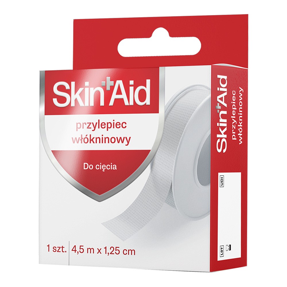 Skin Aid Przylepiec włókninowy 4,5 m x 1,25 cm 1 sztuka