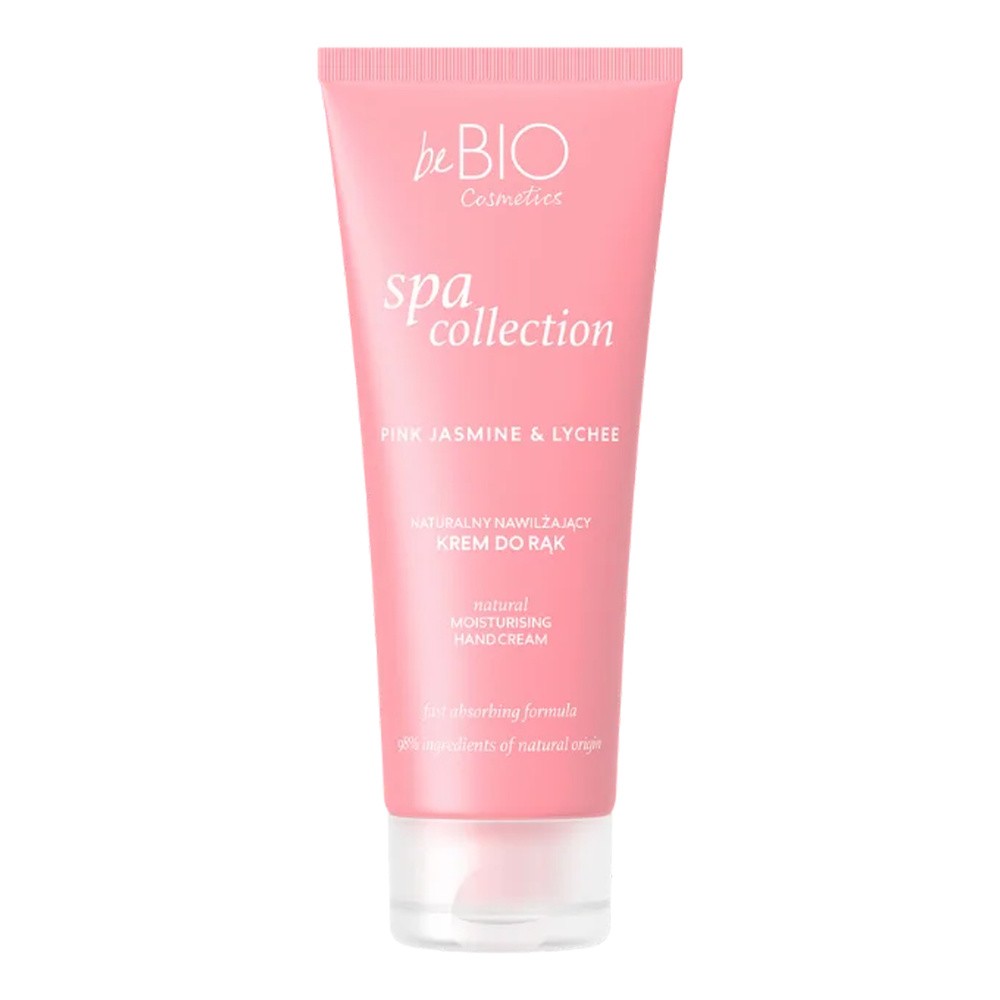 BeBio Spa Collection naturalny nawilżający krem do rąk Pink Jasmine & Lychee 50 ml