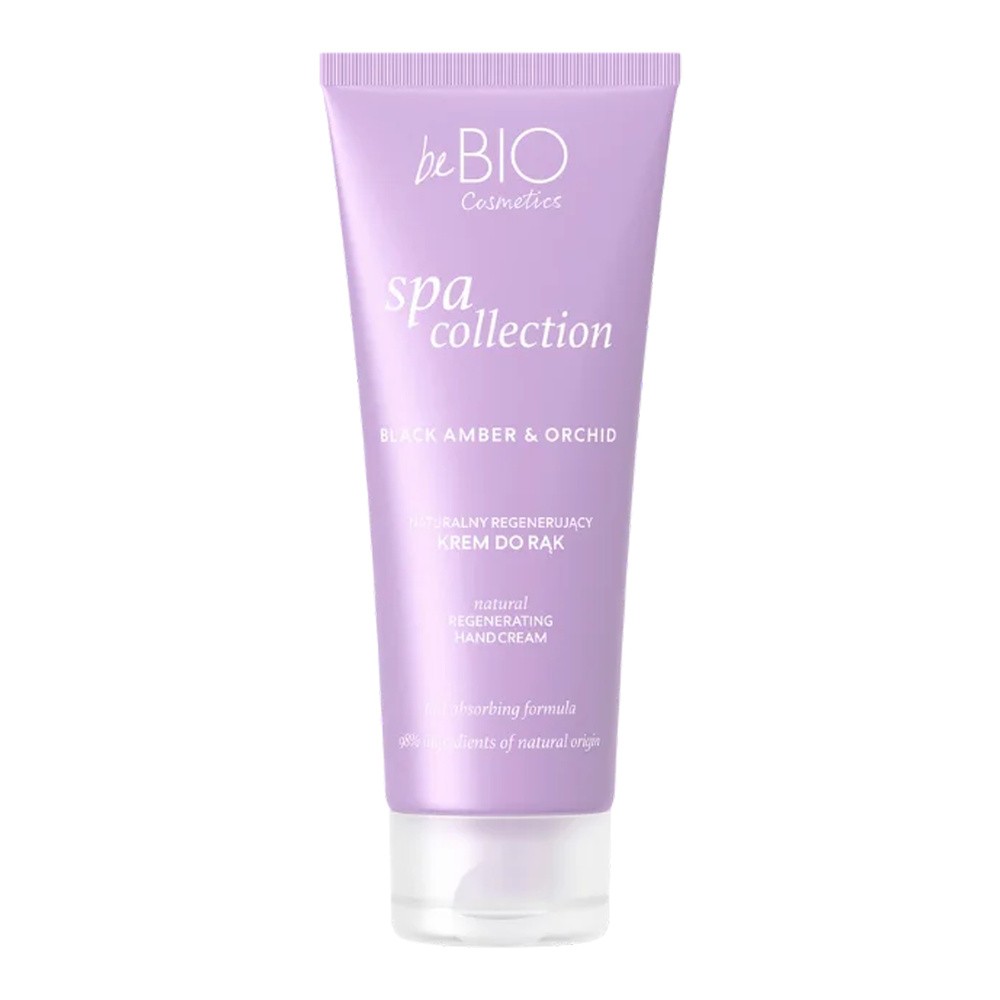 BeBio Spa Collection naturalny regenerujący krem do rąk Black Amber & Orchid 50 ml