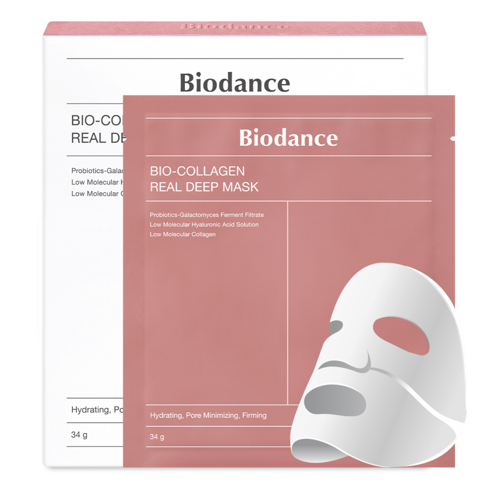 Biodance Bio Collagen-Real Deep Mask, Maska hydrożelowa w płachcie 4 sztuki