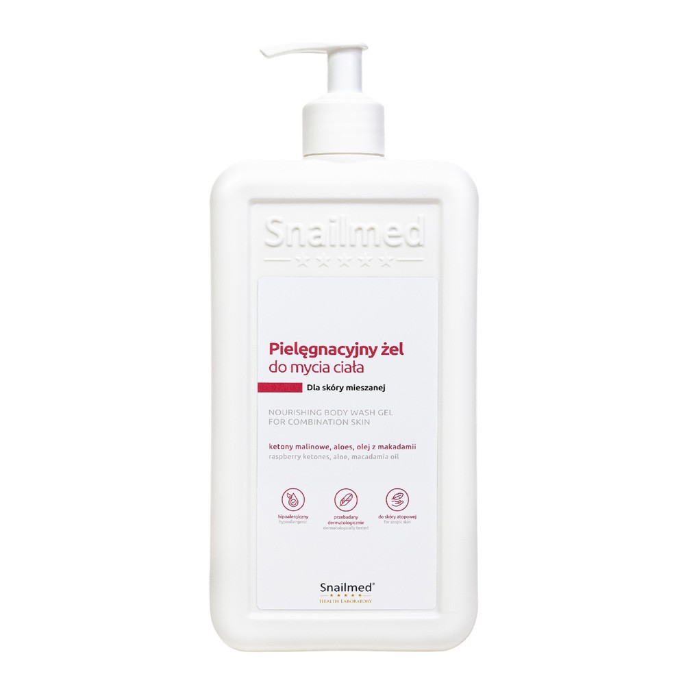 Snailmed, pielęgnacyjny żel do mycia ciała, 480 ml
