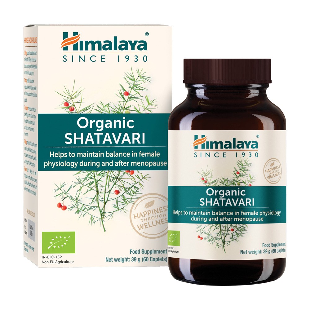 Himalaya Organic Shatavari, 60 tabletek