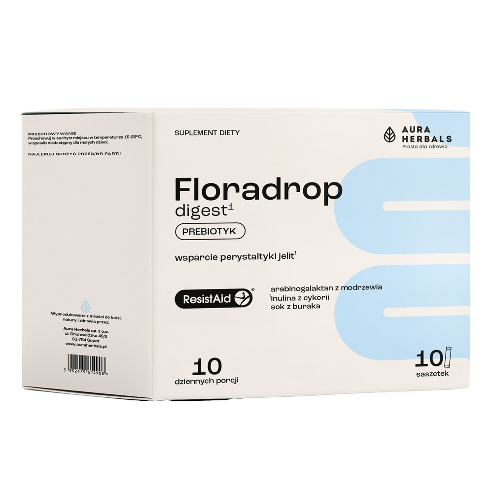 Aura Herbals Floradrop digest Prebiotyk 10 szt.