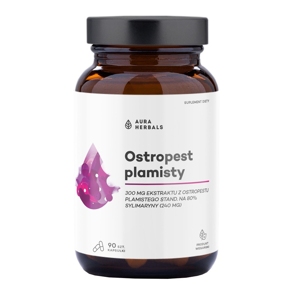 Aura Herbals Ostropest Plamisty Suplement Diety 90 Kapsułek