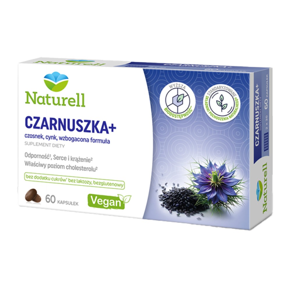 Naturell Czarnuszka+, 60 kapsułek