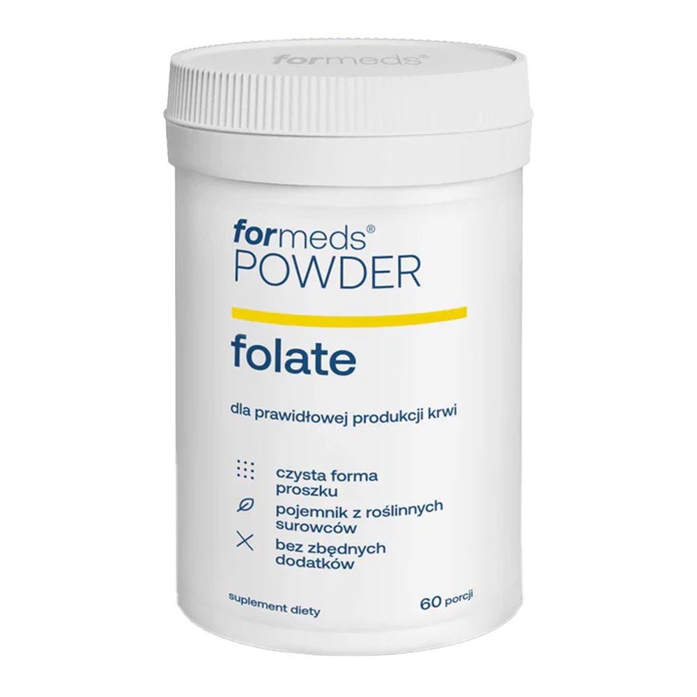 Suplement diety, ForMeds, POWDER folate, - nowe opakowanie, 60 porcji
