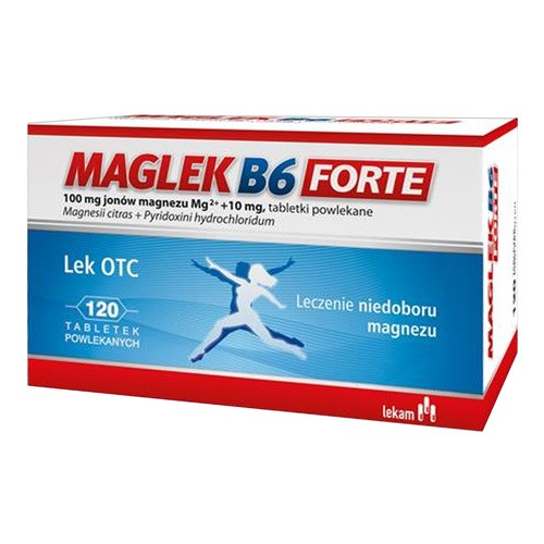 Maglek B6 Forte, tabletki, 120 sztuk