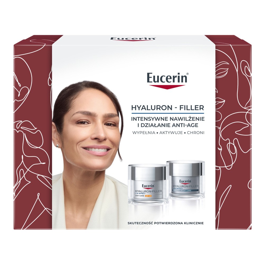 Eucerin Hyaluron-Filler Zestaw: krem na dzień SPF 30 + krem na noc