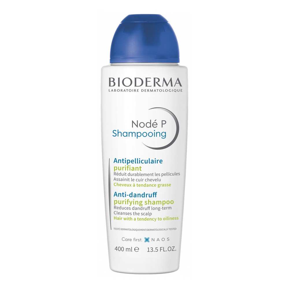 Bioderma Nodé P szampon przeciwłupieżowy do włosów przetłuszczających Anti-dandruff Purifying Shampoo) 400 ml