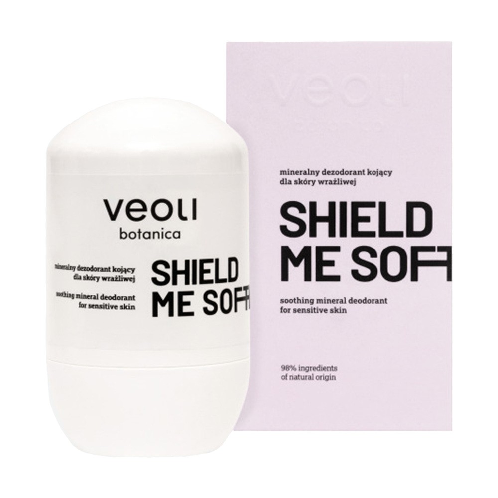 Veoli Botanica Shield Me Softly, Mineralny dezodorant kojący dla skóry wrażliwej