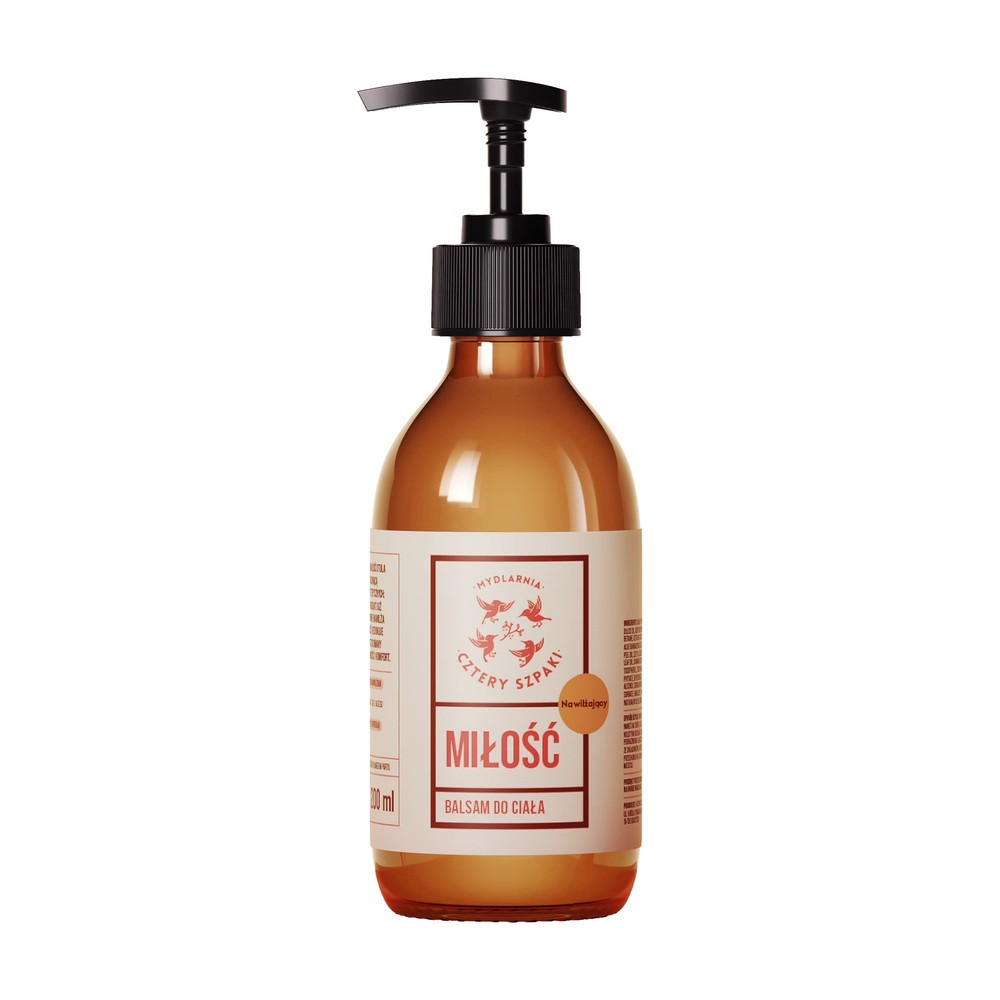 Mydlarnia Cztery Szpaki nawilżający balsam do ciała Miłość 300 ml