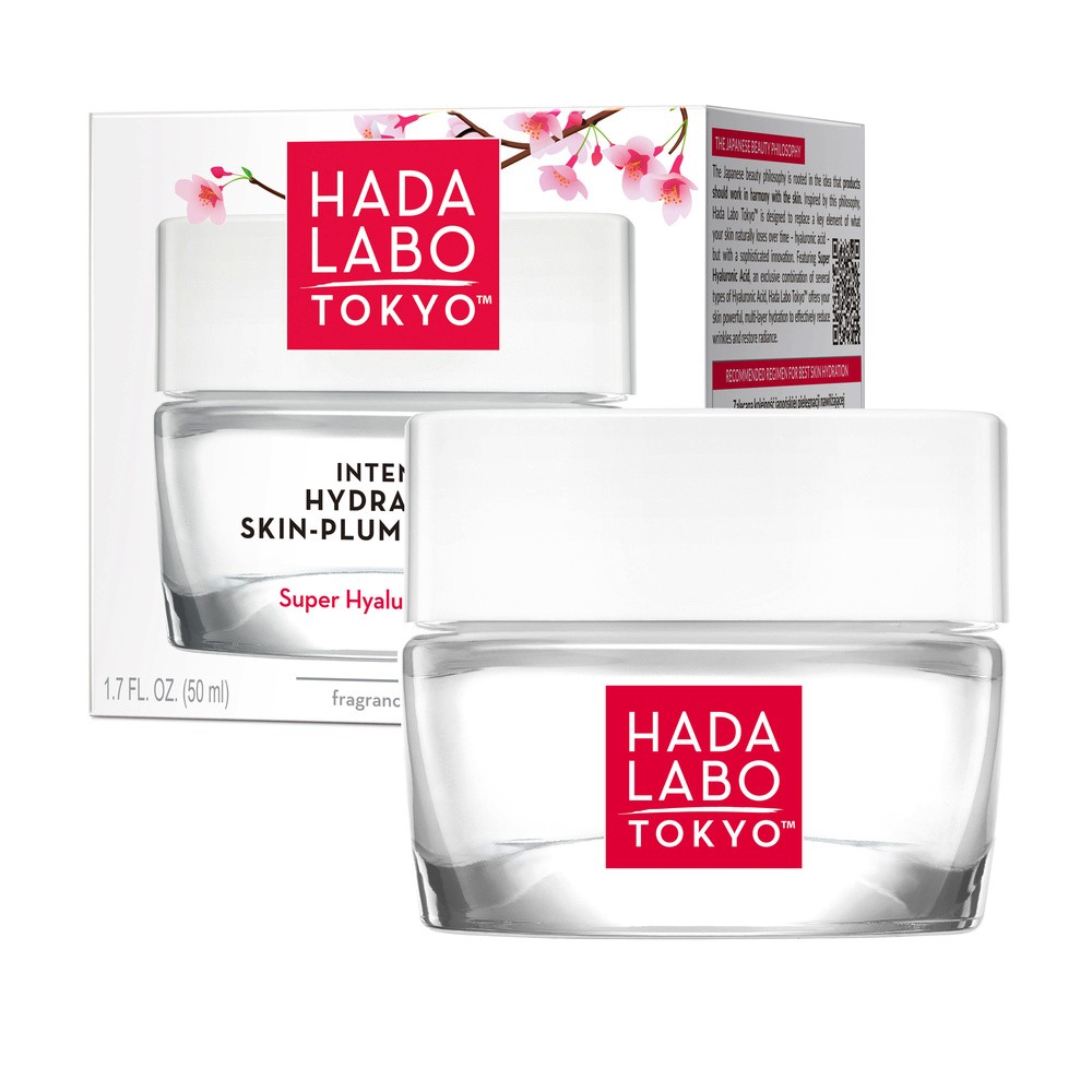 Hada Labo Tokyo White Skin-Plumping Gel krem do twarzy dla kobiet (50 ml) – krem na dzień i na noc – krem nawilżający do twarzy – skuteczna pielęgnacja twarzy – krem hialuronowy do twarzy