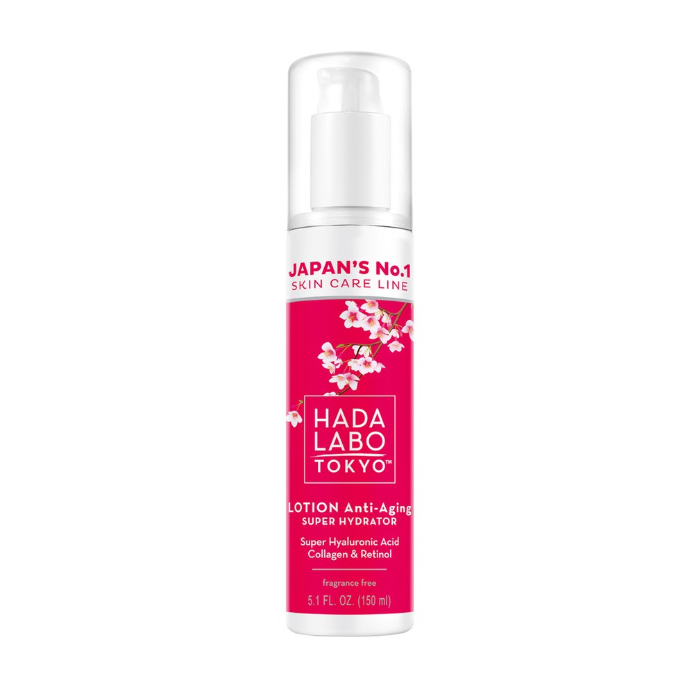 Hada Labo Tokyo Red, Nawilżający Lotion Przeciwzmarszczkowy Do Twarzy, 150ml