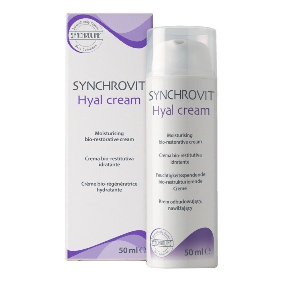 Synchroline Synchrovit Hyal Odbudowujący krem do twarzy przeciwzmarszczkowy, 50 ml
