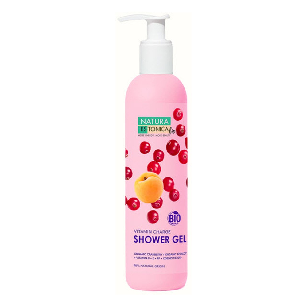 Natura Estonica Vitamin Charge, witaminowy żel pod prysznic, 400 ml
