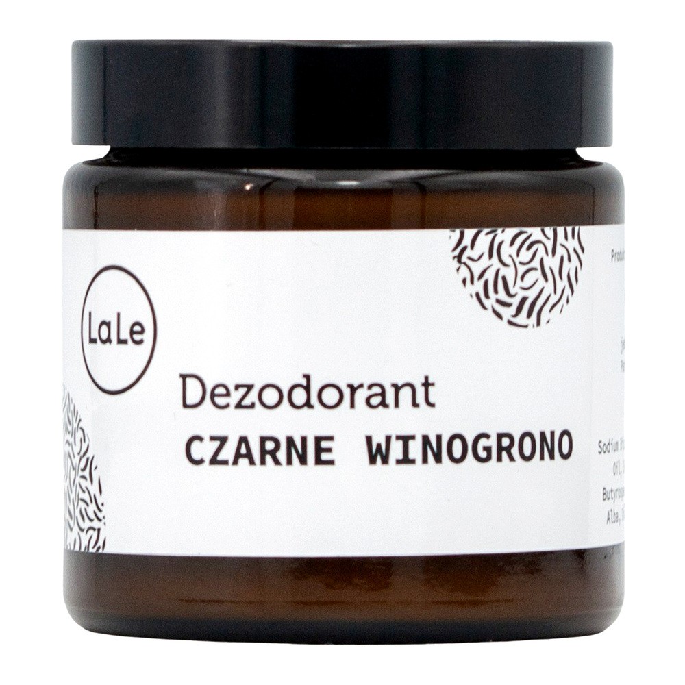 Naturalny dezodorant kremie La-Le Czarne Winogrono