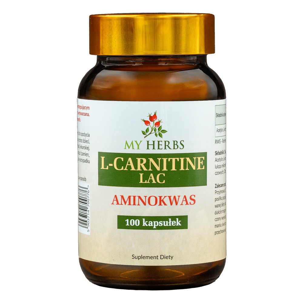 Bio Herbs, L-karnityna 500mg, 100 kaps.