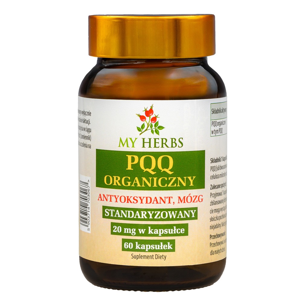 My Herbs PQQ Organiczny, kapsułki, 60 szt.