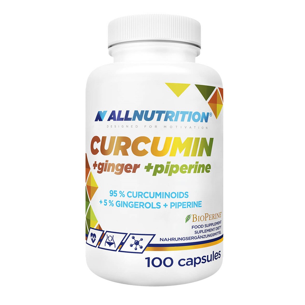 Allnutrition Curcumin+Ginger+Piperine Kapsułki, 100 szt.
